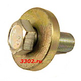 Болт М16*1,5*40 шкива коленвала с шайбой дв.405